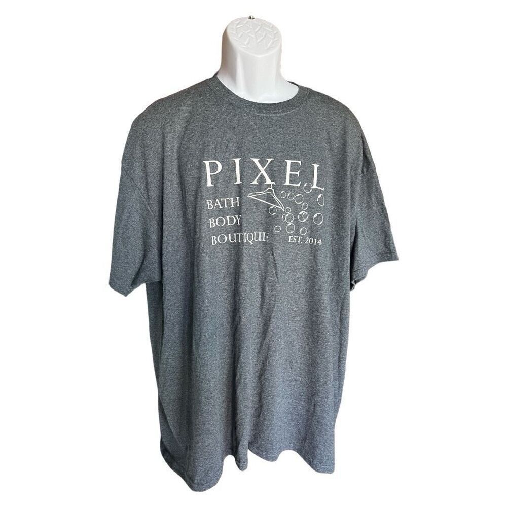 NWT Gildan Pixel Bath Body Boutique Graphic Tee Shirt - Sz 2X